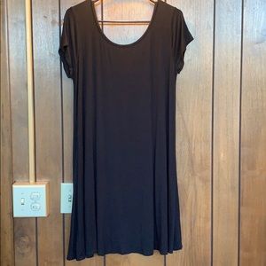 Black t-shirt dress